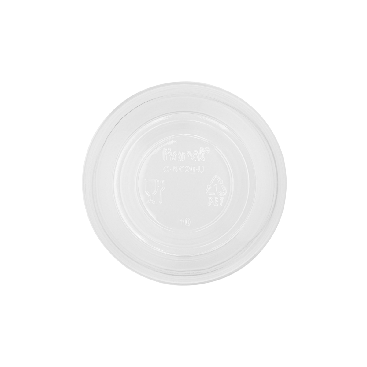 Wholesale 20oz PET Clear Cup, U-Shape 98mm - 1,000 ct