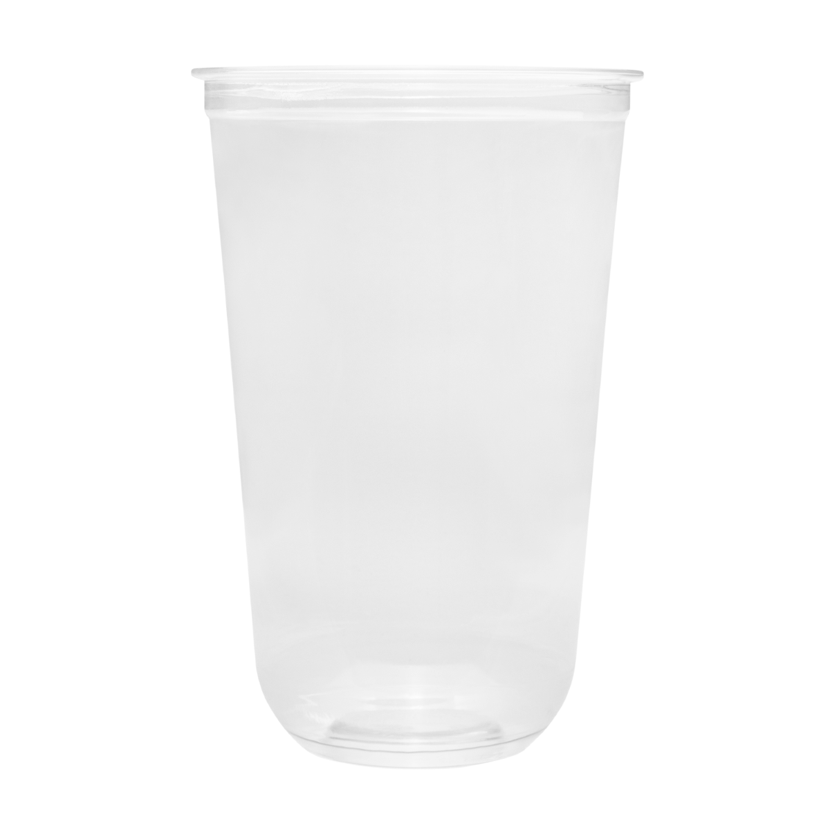 Wholesale 24oz PET Clear Cup, U-Shape 98mm - 600 ct