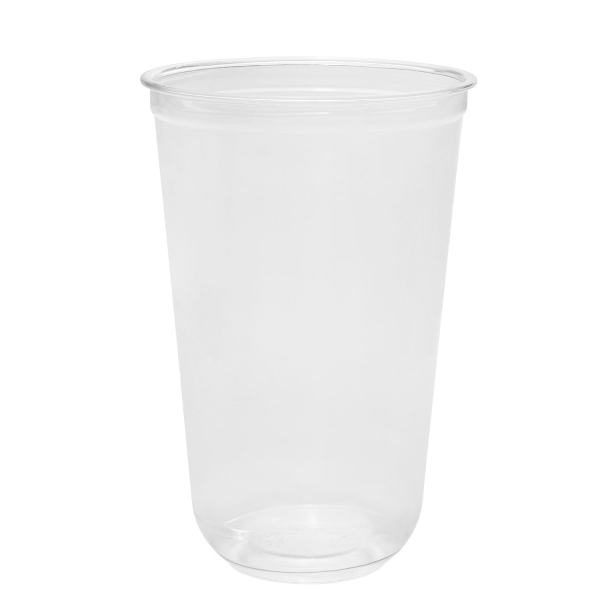 Wholesale 24oz PET Clear Cup, U-Shape 98mm - 600 ct