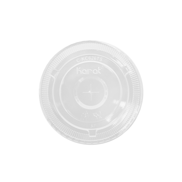 Wholesale Plastic Flat Lids (98mm) - 1,000 ct