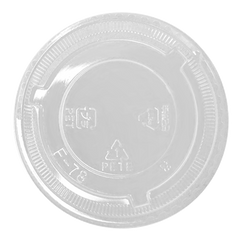 Wholesale Plastic Flat Lids - No Hole (78mm) - 1,000 ct