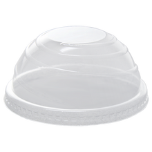Load image into Gallery viewer, Wholesale 90mm PET Plastic Dome Lids - No Hole - 1,000 ct
