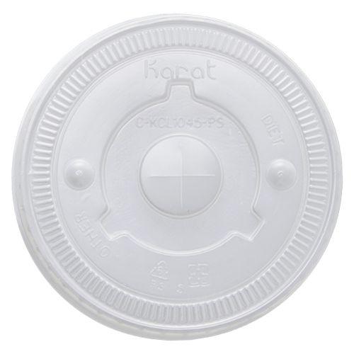 Wholesale Plastic Flat Lids (104.5mm) - 600 ct