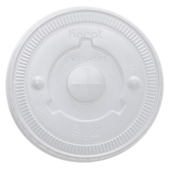 Wholesale Plastic Flat Lids (104.5mm) - 600 ct