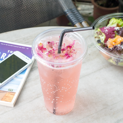 Wholesale Plastic Flat Lids (104.5mm) - 600 ct