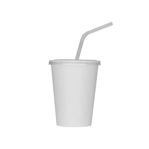 Wholesale 12oz Paper Cold Cup - White (90mm) - 1,000 ct