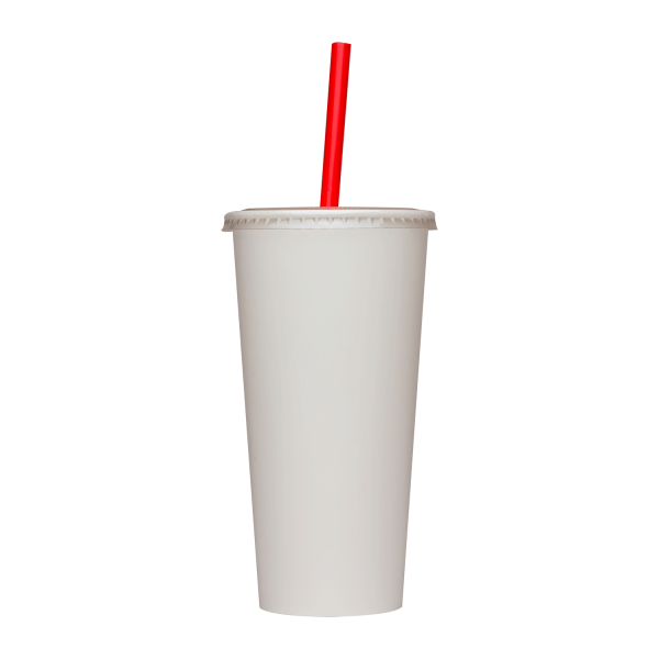 Wholesale 22oz Paper Cold Cup - White (90mm) - 1,000 ct