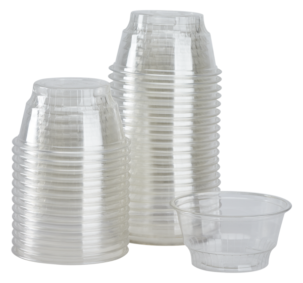 Wholesale 5oz PET Plastic Dessert Cups (92mm) - 1,000 ct
