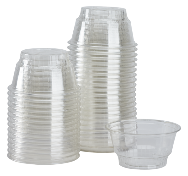 Paper Food Containers - 5oz Food Containers - White (87mm) - 1,000 ct, Coffee Shop Supplies, Carry Out Containers