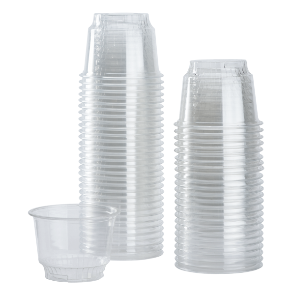 Wholesale 8oz Plastic Dessert Cups (92mm) - 1,000 ct
