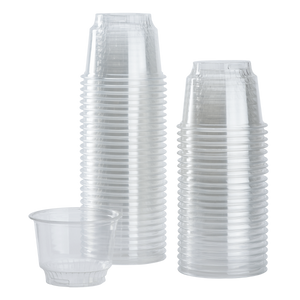 Wholesale 8oz Plastic Dessert Cups (92mm) - 1,000 ct