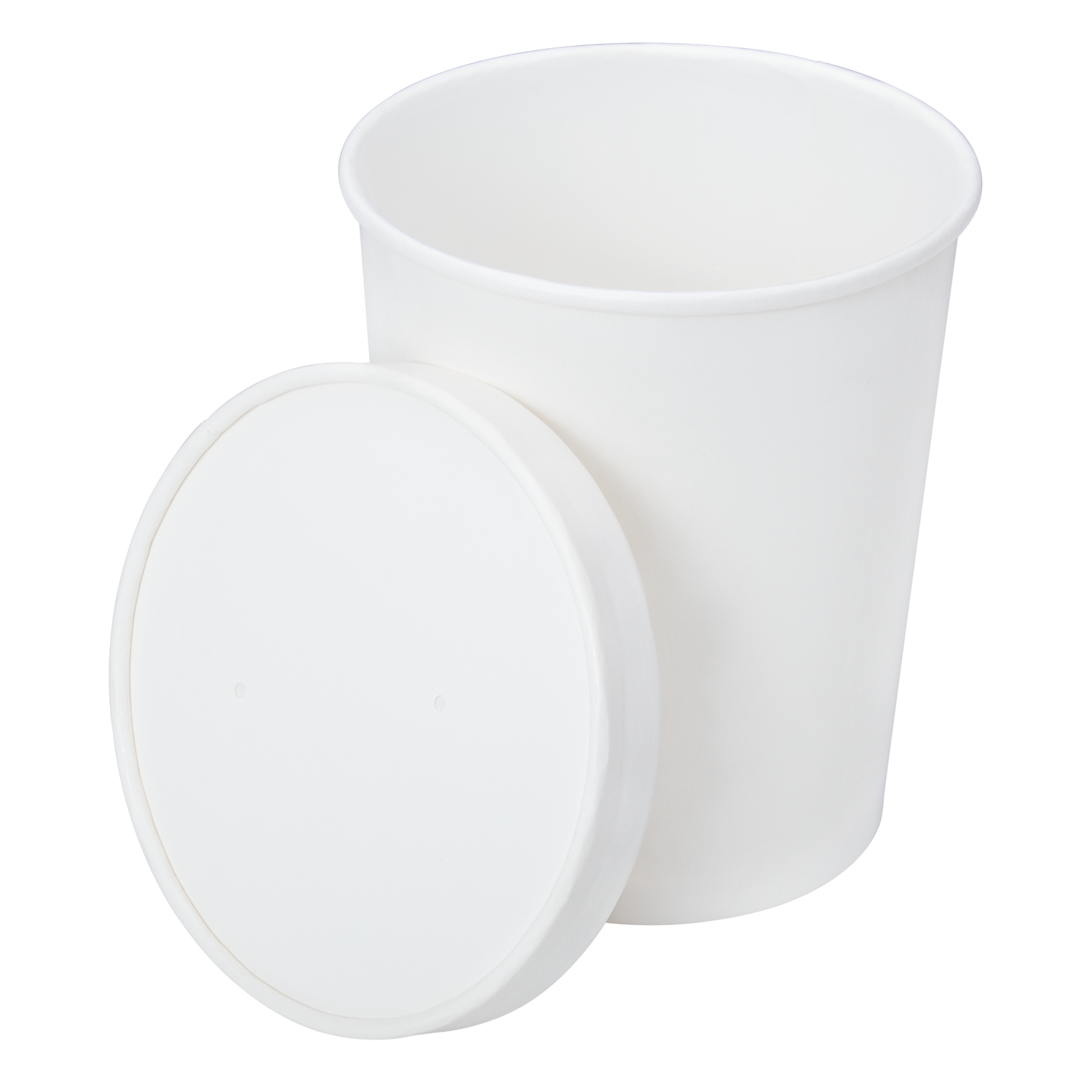 Wholesale Paper lid for 32 oz Gourmet Paper Cold/Hot Food Containers - 500 ct