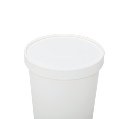 Wholesale Paper lid for 32 oz Gourmet Paper Cold/Hot Food Containers - 500 ct