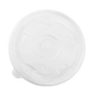 Wholesale 20 oz Flat Translucent Lid (127mm) - 600 ct