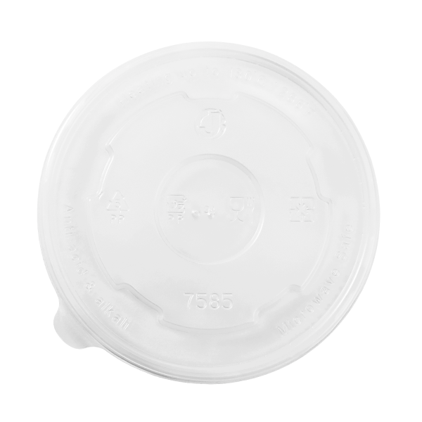 Wholesale 20 oz Flat Translucent Lid (127mm) - 600 ct