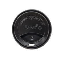 Load image into Gallery viewer, Wholesale 10-24 oz Sipper Dome Lid - Black (90mm) - 1,000 ct
