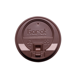 Wholesale 10-24oz Enclosure Lids - Brown (90mm) - 1,000 ct