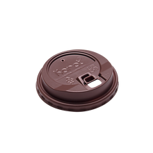 Load image into Gallery viewer, Wholesale 10-24oz Enclosure Lids - Brown (90mm) - 1,000 ct

