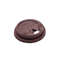 Wholesale 10-24oz Enclosure Lids - Brown (90mm) - 1,000 ct