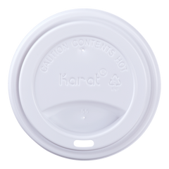 Wholesale 10-24 oz. Sipper Dome Lid - White (90mm) - 1,000 ct