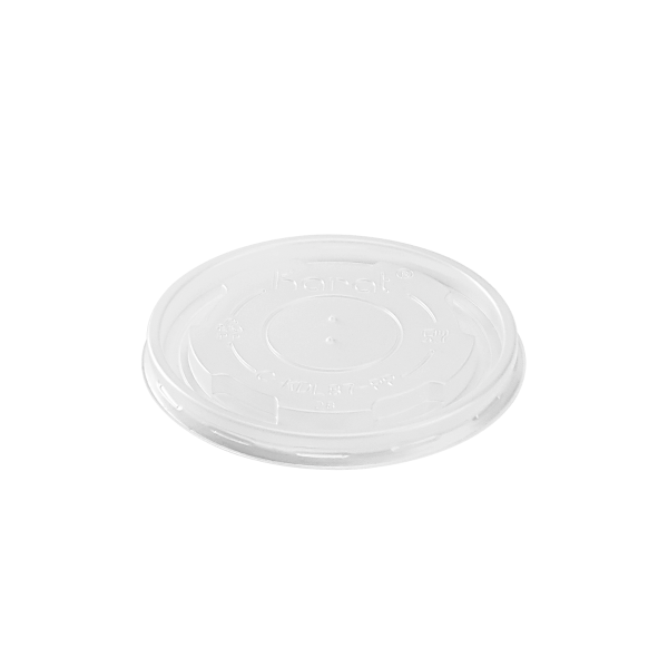 Wholesale 5oz Flat Translucent Lid (87mm) - 1,000 ct