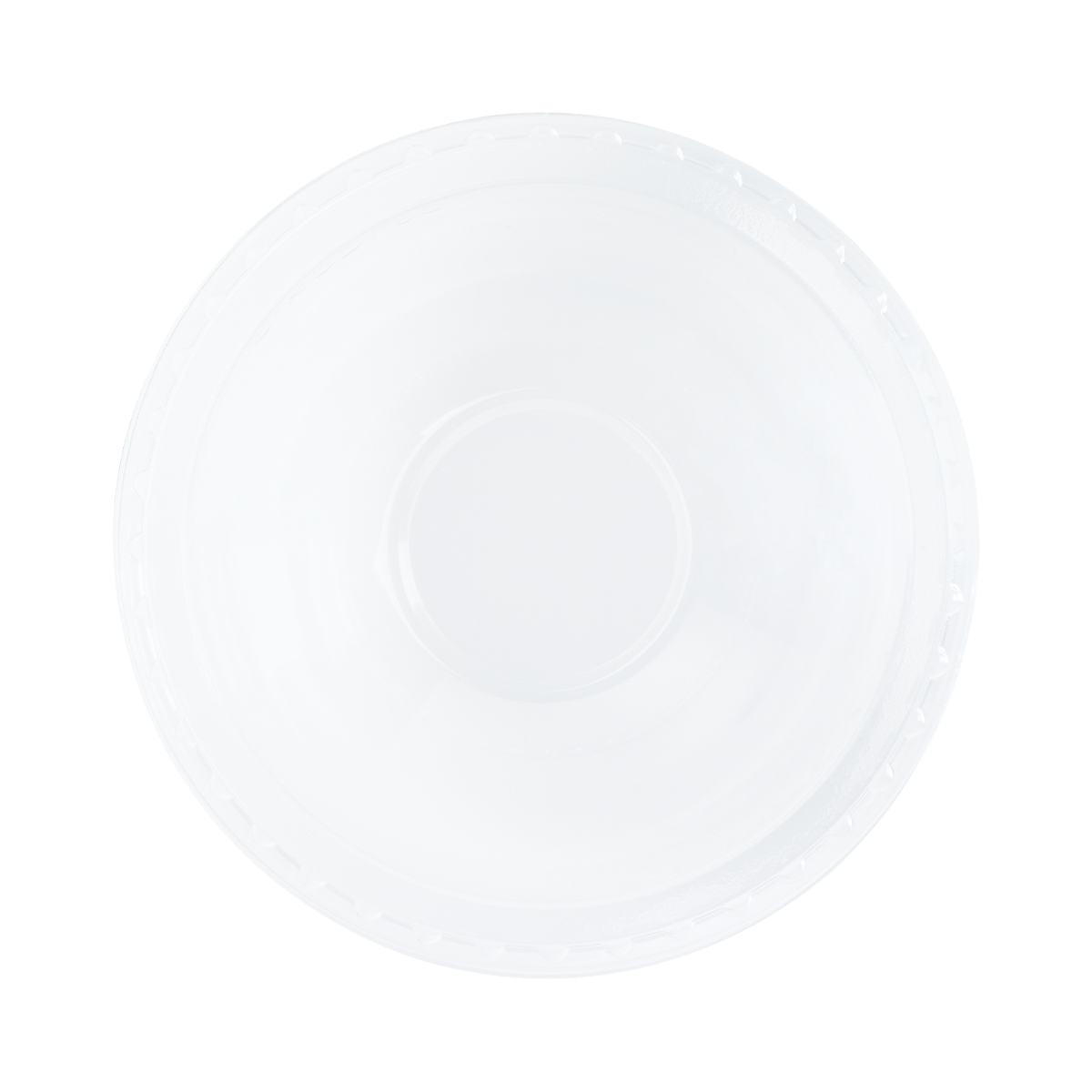 Wholesale 90mm PET Plastic Dome Lids - No Hole - 1,000 ct