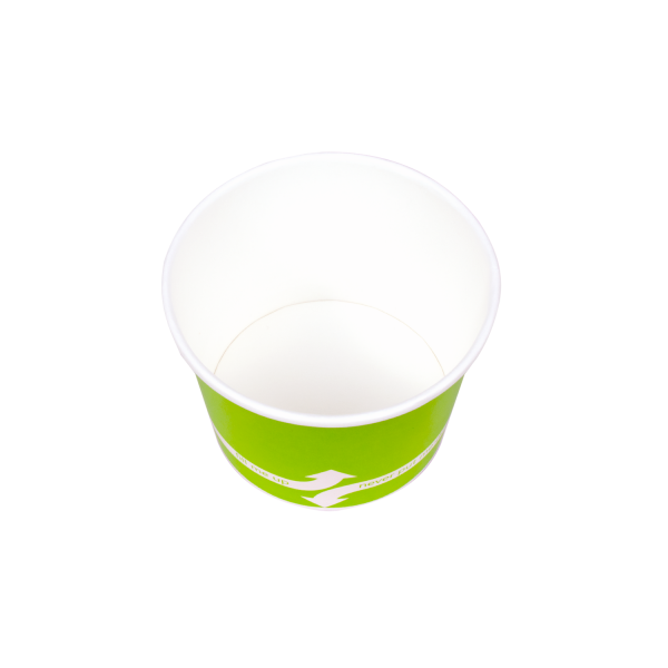 Wholesale 16 oz Green Ice Cream Paper Cups (112mm) - 1,000 ct