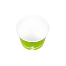 Load image into Gallery viewer, Wholesale 16 oz Green Ice Cream Paper Cups (112mm) - 1,000 ct
