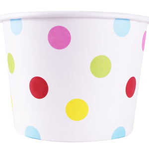 Wholesale 12oz Food Containers 100mm - Dots - 1,000 ct