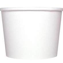 Load image into Gallery viewer, Wholesale 12 oz Solid White Ice Cream Paper Cups (100mm) - 1,000 ct
