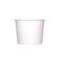 16 oz Solid White Ice Cream Paper Cups - 1000ct