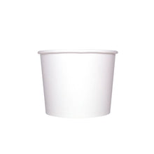 Load image into Gallery viewer, 16 oz Solid White Ice Cream Paper Cups - 1000ct
