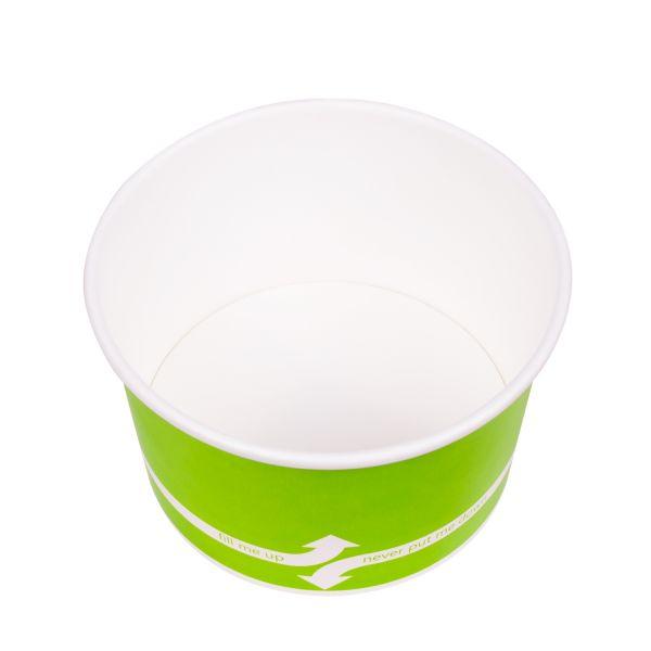 Wholesale 20 oz Green Ice Cream Paper Cups (127mm) - 600 ct