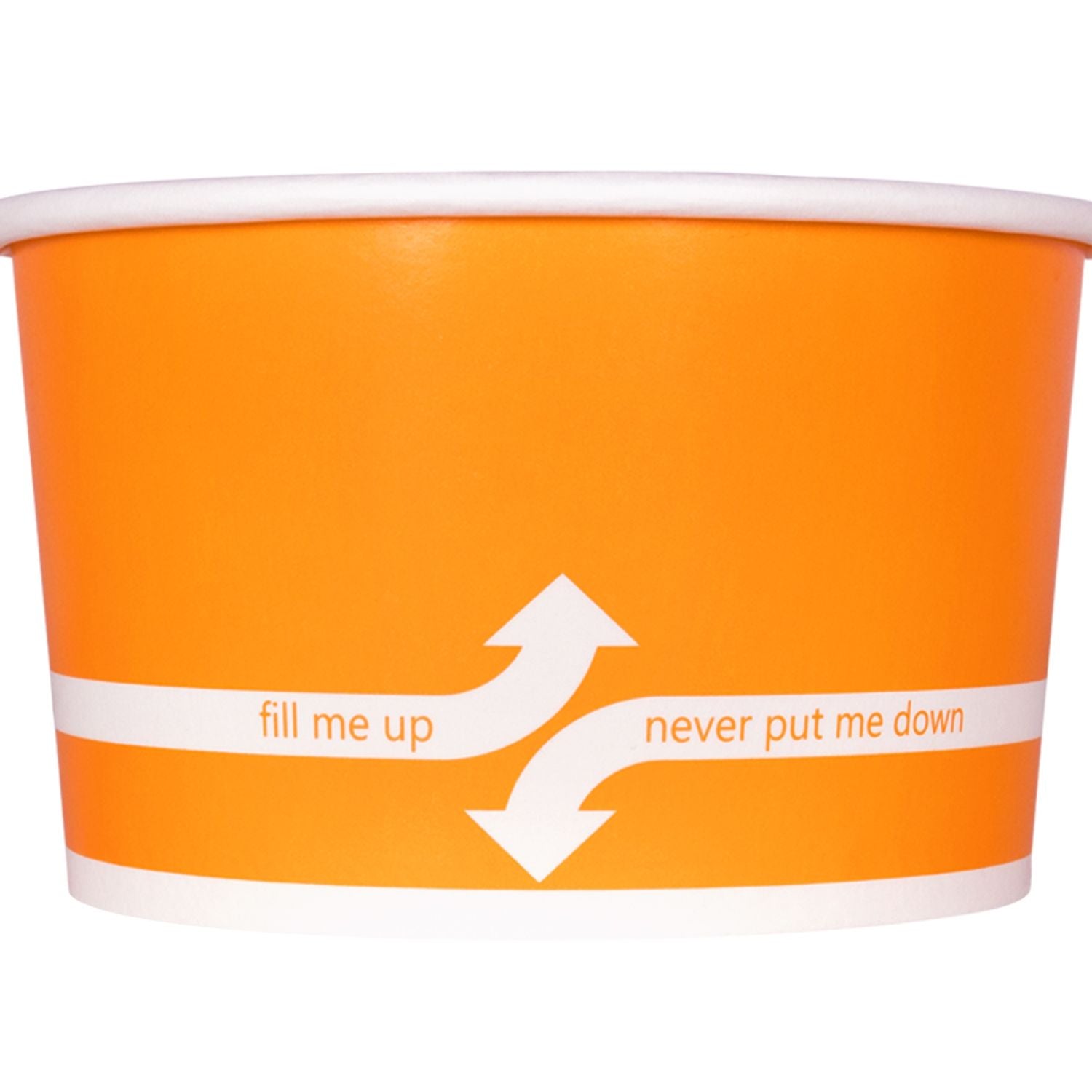 Wholesale 20oz Food Containers - Orange 127mm - 600 ct