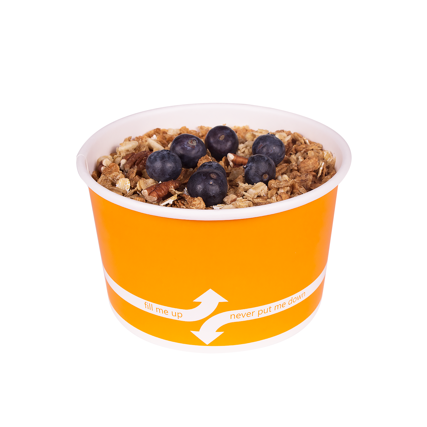 Wholesale 20oz Food Containers - Orange 127mm - 600 ct