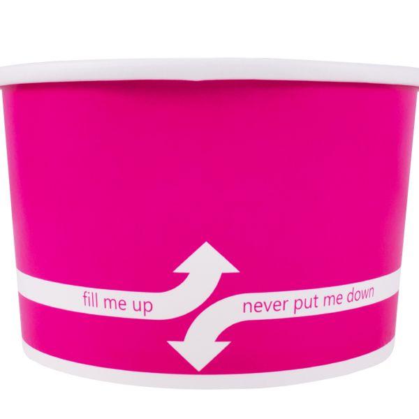 Wholesale 20 oz Pink Ice Cream Paper Cups (127mm) - 600 ct