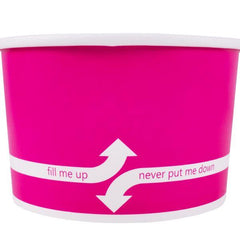 Wholesale 20 oz Pink Ice Cream Paper Cups (127mm) - 600 ct
