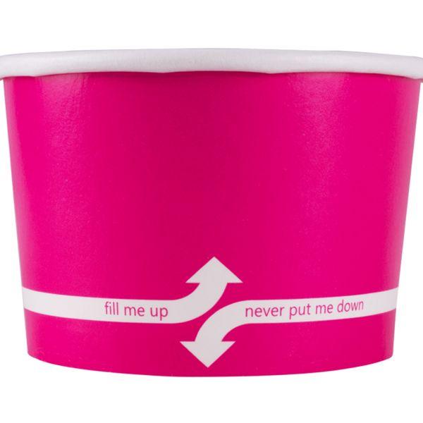 Wholesale 4 oz Pink Ice Cream Paper Cups (76mm) - 1,000 ct