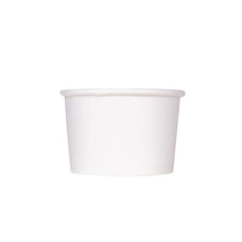Load image into Gallery viewer, Wholesale 4 oz Solid White Ice Cream Paper Cups (76mm) - 1,000 ct
