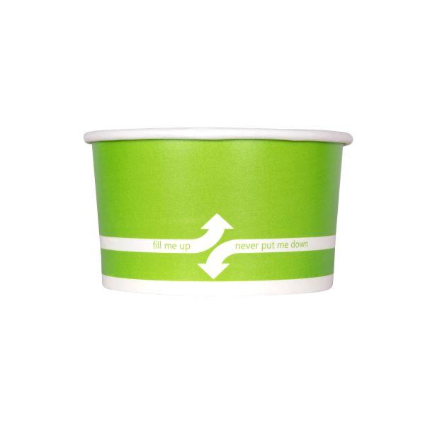 Wholesale 5 oz Green Ice Cream Paper Cups (87mm) - 1,000 ct
