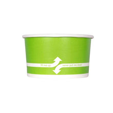 Load image into Gallery viewer, Wholesale 5 oz Green Ice Cream Paper Cups (87mm) - 1,000 ct
