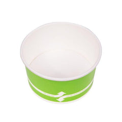Wholesale 5 oz Green Ice Cream Paper Cups (87mm) - 1,000 ct