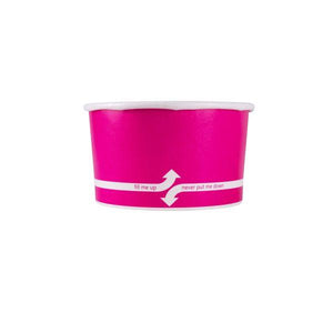 Wholesale 5 oz Pink Ice Cream Paper Cups (87mm) - 1,000 ct