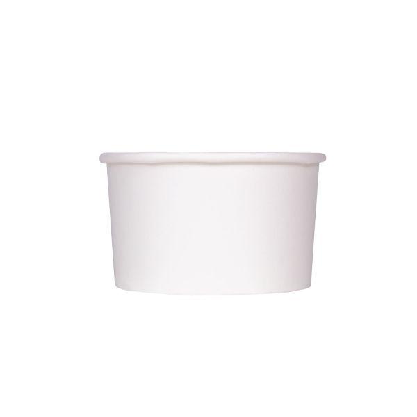 Wholesale 5 oz Solid White Ice Cream Paper Cups (87mm) - 1,000 ct