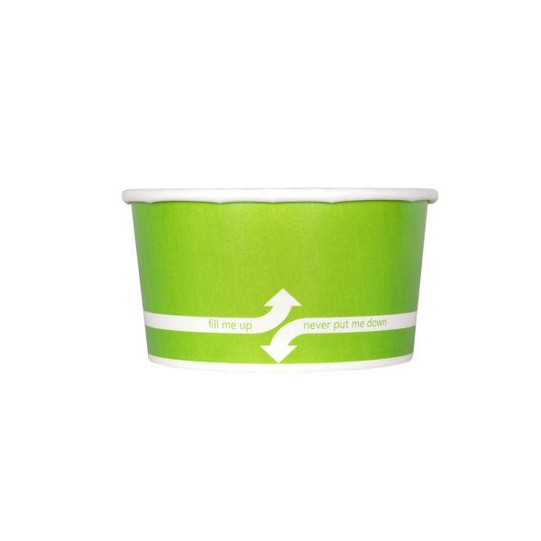 Wholesale 6 oz Green Ice Cream Paper Cups (96mm) - 1,000 ct