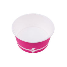 Load image into Gallery viewer, Wholesale 6 oz Pink Ice Cream Paper Cups (96mm) - 1,000 ct
