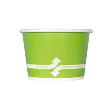Load image into Gallery viewer, Wholesale 8 oz Green Ice Cream Paper Cups (95mm) - 1,000 ct
