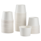 Wholesale 8 oz Solid White Ice Cream Paper Cups (95mm) - 1,000 ct