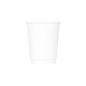 Wholesale 8oz Insulated Paper Hot Cups - White (80mm) - 500 ct