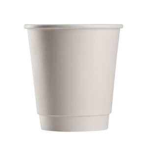 Wholesale 10oz Insulated Paper Hot Cups - White (90mm) - 500 ct